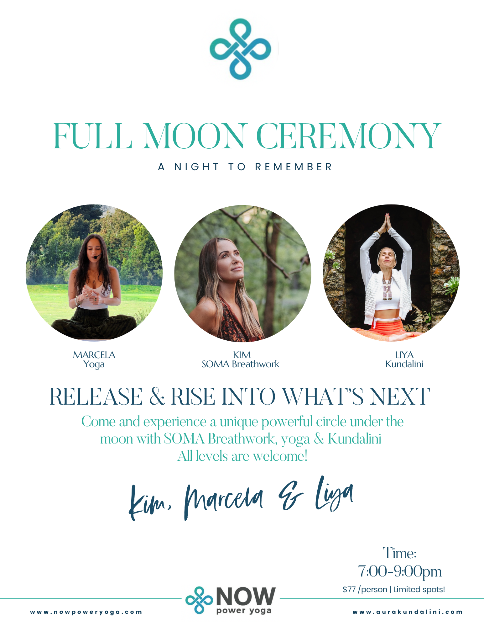 Full Moon Ceremony with Marcela, Kim, and Liya